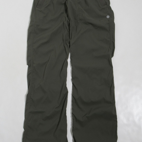 Lululemon Women's Dance Studio Mid-Rise Pant *Full Length Army Green Size 2 - Picture 1 of 12